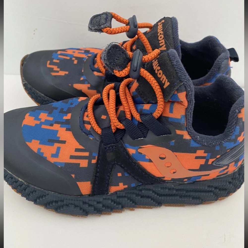 Saucony Kids Sneakers - Blue and Orange